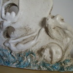 le donne appassionate scultura (particolare)