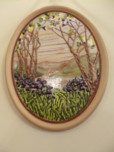 oval plaque Tiffany 1