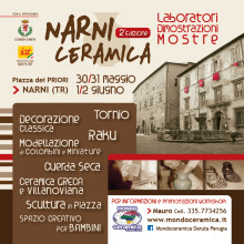 manifestazione II° edizione NARNI CERAMICA